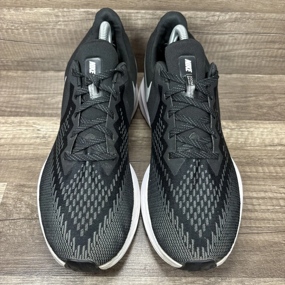 Nike Zoom Winflo Black Gray Womens US Size 11 EUR 43 AQ8228-003 Running Shoes